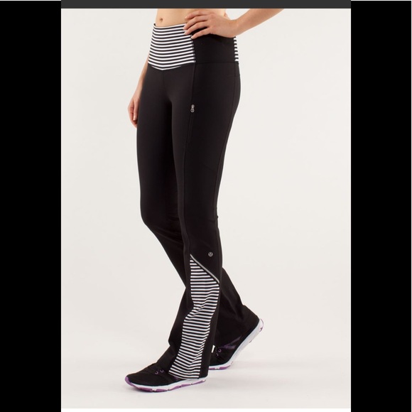 🖤Lululemon Run:Ice QueenPant-Mini Stripe🖤 - Picture 1 of 11